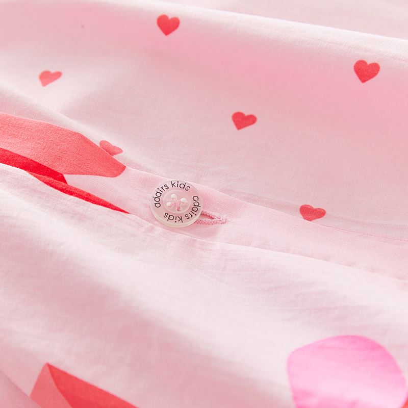 Sweet Heart Pink Quilt Cover Set