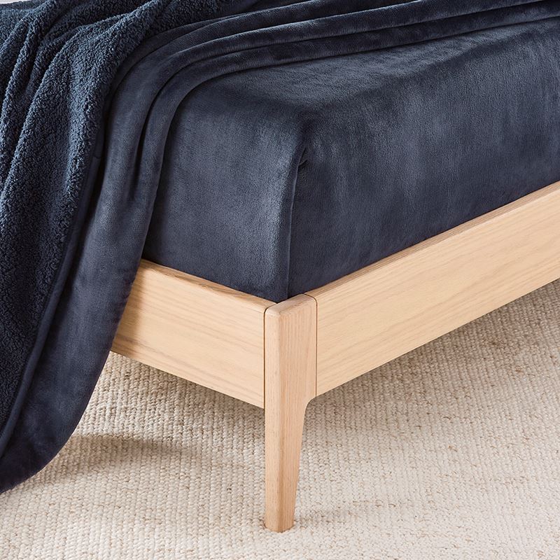 Sherpa Navy Blanket