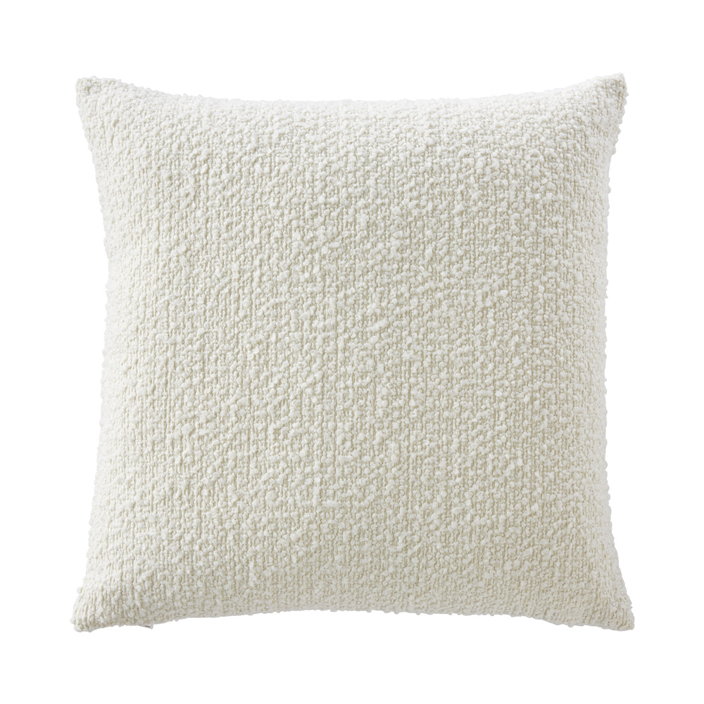 Otis White Boucle Cushion