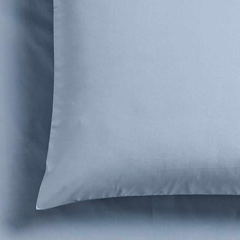Fresh Cotton Percale Dusty Blue Sheet Separates