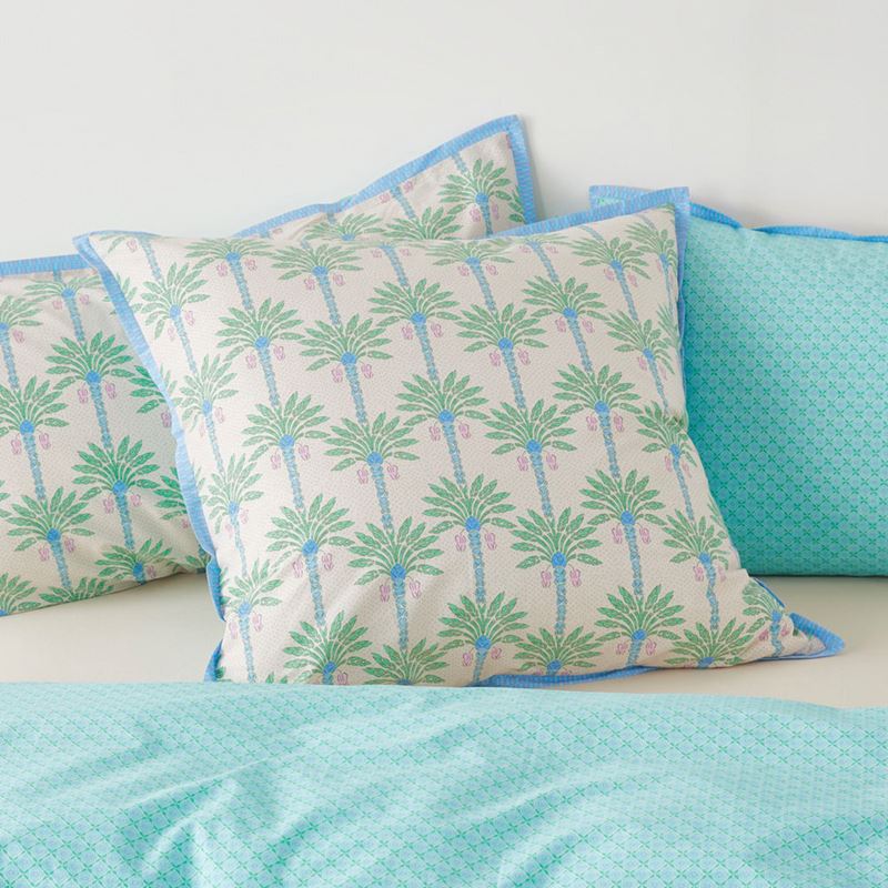 Panama Palm Green Quilt Cover Set + Separates