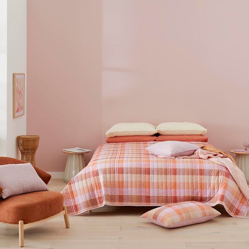 Sunset Check Quilted Coverlet Separates