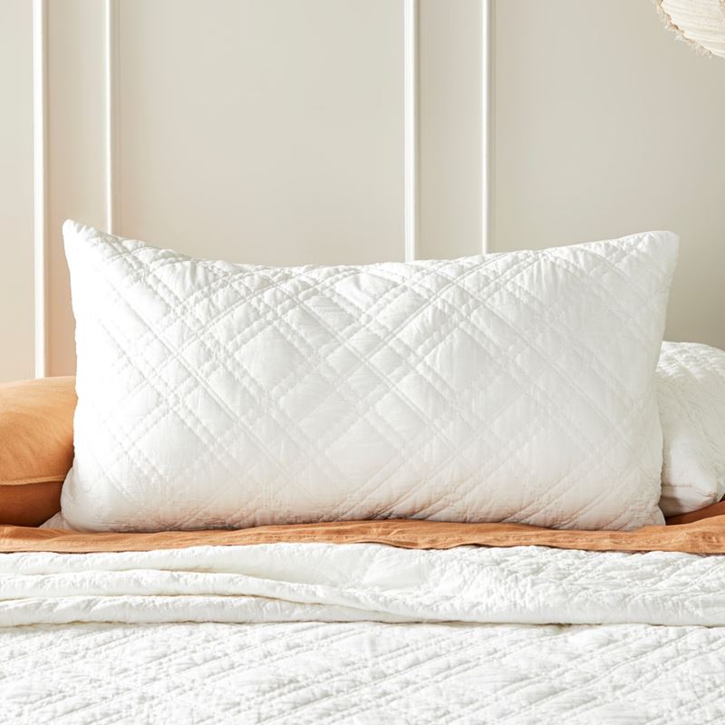 Madelyn Quilted White Coverlet Separates