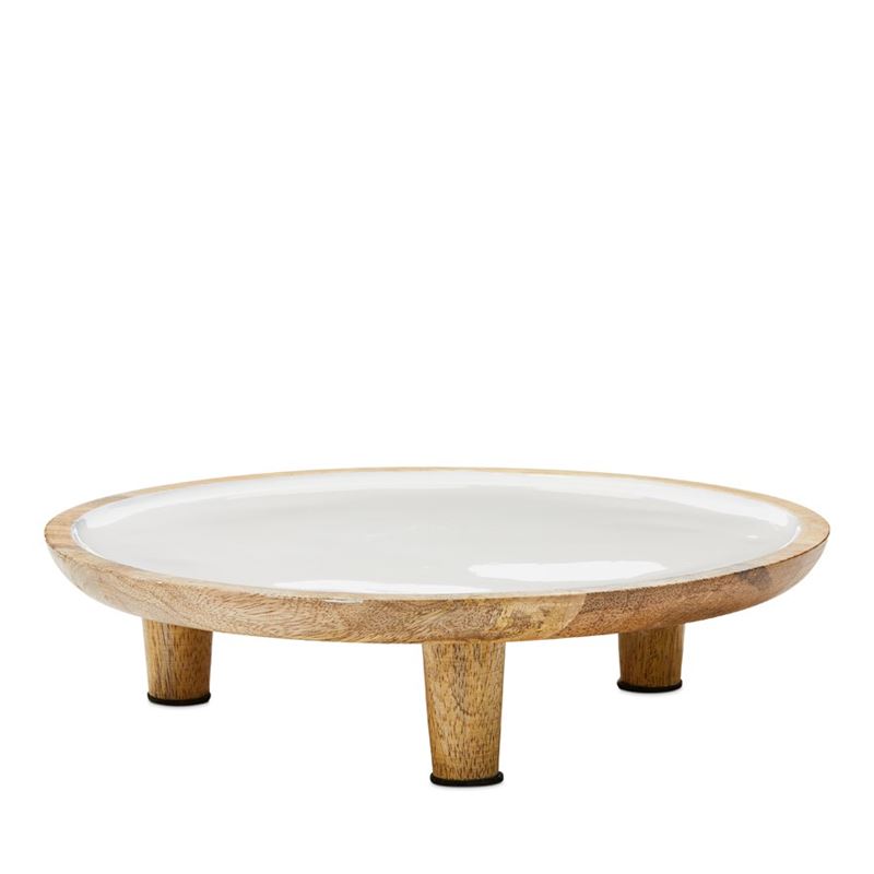 Blanco Timber Natural & White Platter