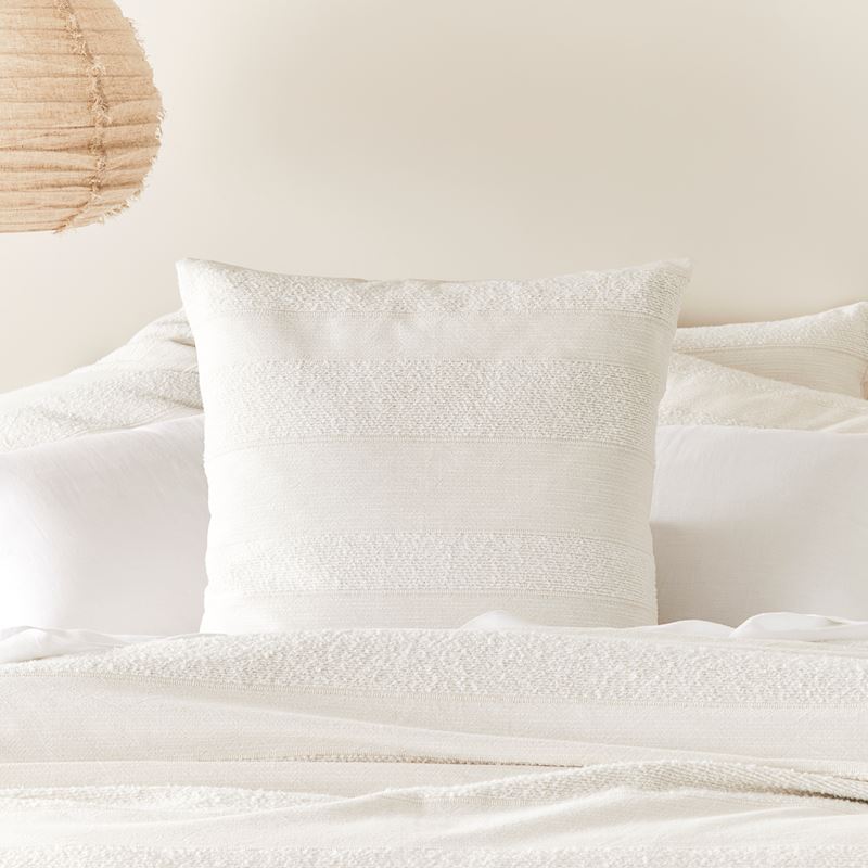 Billie Boucle Off White Quilt Cover Separates