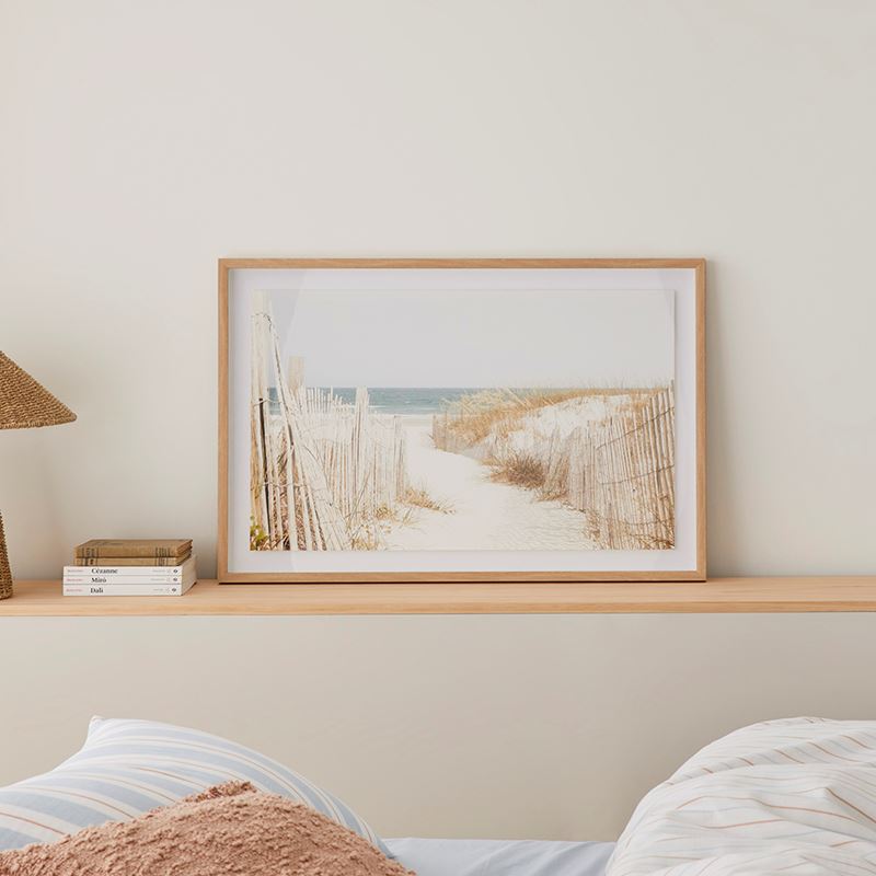 Flinders Framed Beach Walk Wall Art