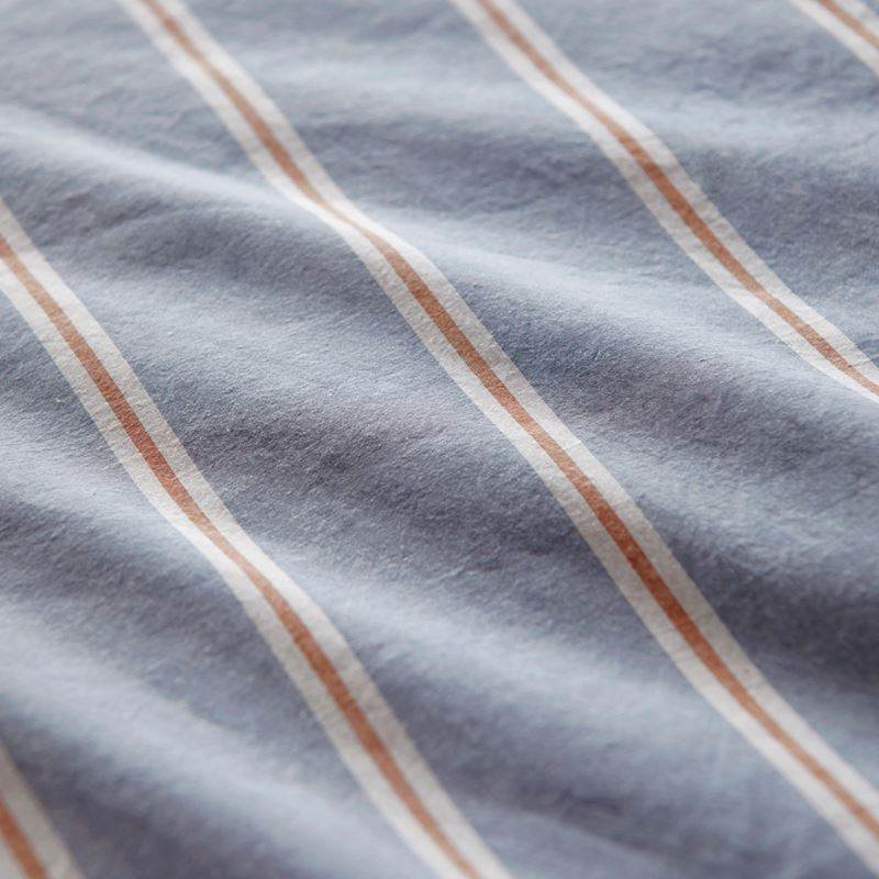 Stonewashed Cotton Printed Storm Blue Quilt Cover Separates