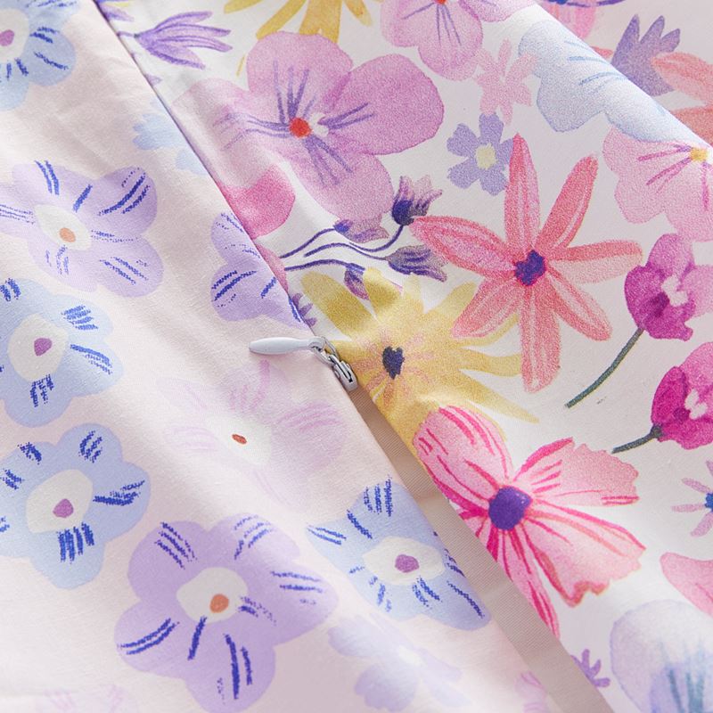 Blossom Dreams Lilac Cot Quilt Cover Set