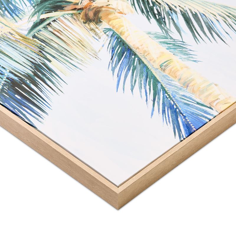 Island Tall Palm Canvas