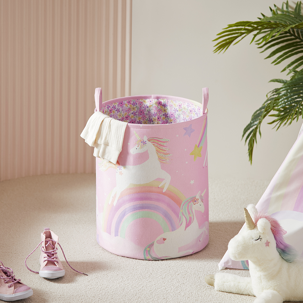 Unicorn Squad Designer Printed Basket