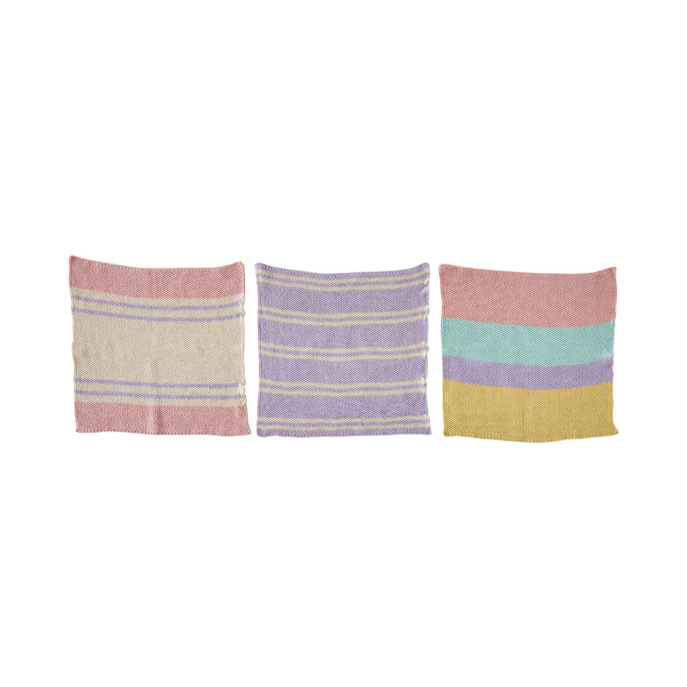 Harper Pastels Bamboo Cotton Dishcloth Pack of 3