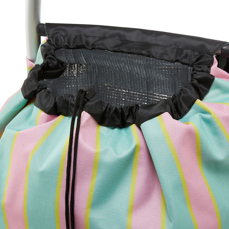 Summer Stripe Shopping Trolley
