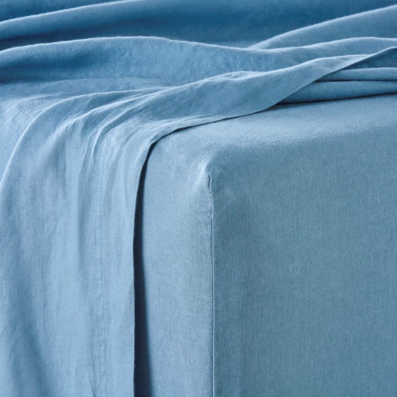 Vintage Washed Linen Denim Sheet Separates