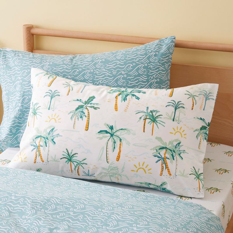 Aloha Summer Vibes Natural Quilt Cover Set