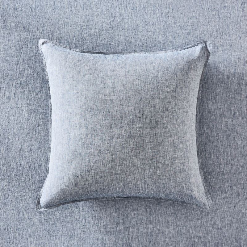 Vintage Washed Linen Navy Marle Pillowcases