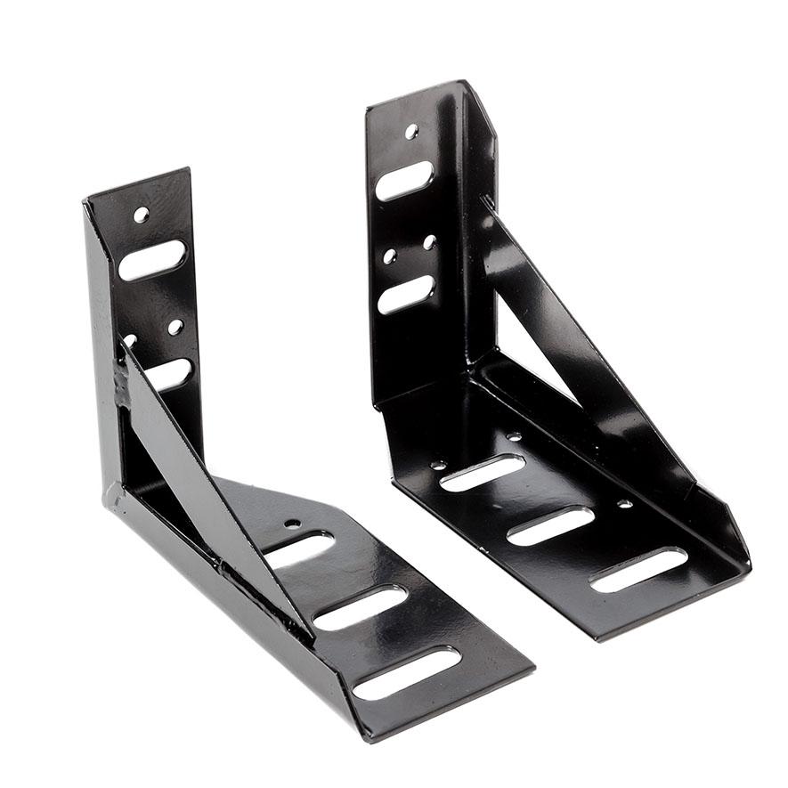 Adairs Black Bedhead Brackets - Set of 2
