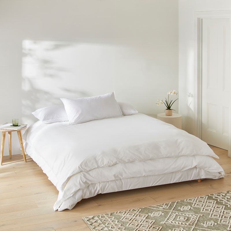 Stonewashed Cotton White Quilt Cover Separates