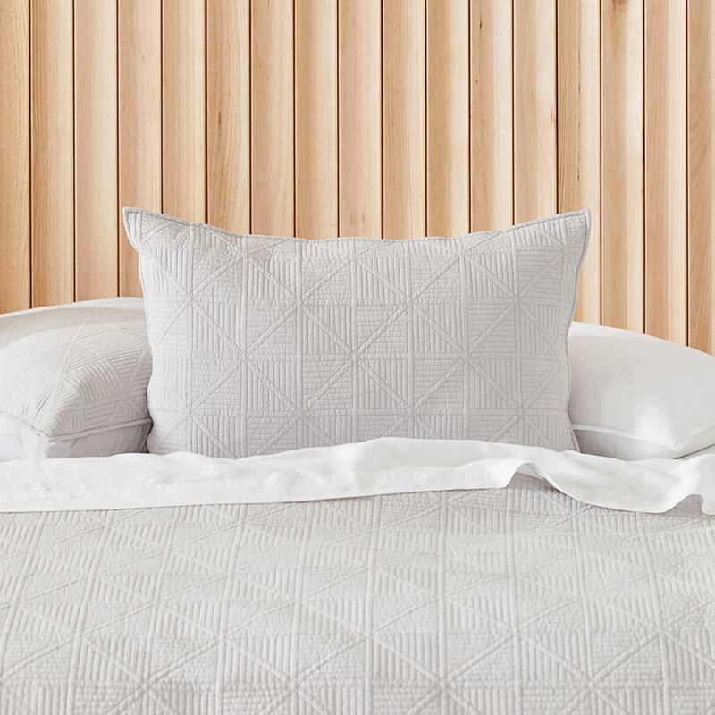 Prism Soft Grey Quilted Quilt Cover Separates