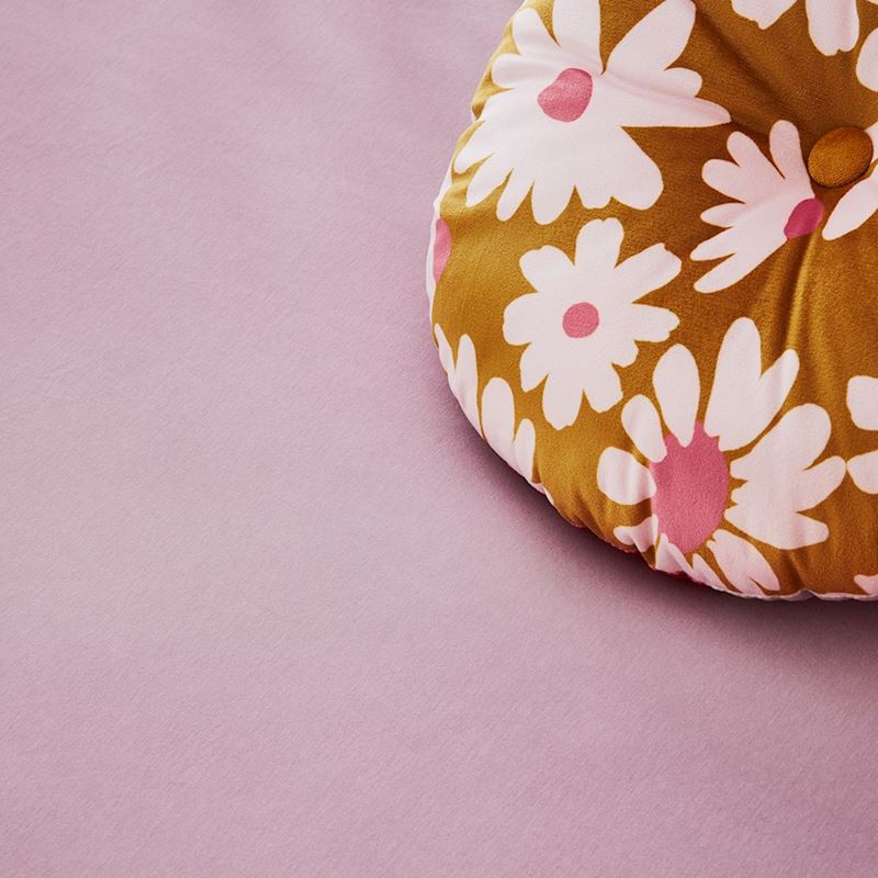 Cotton Jersey Violet Pink Fitted Sheet Set