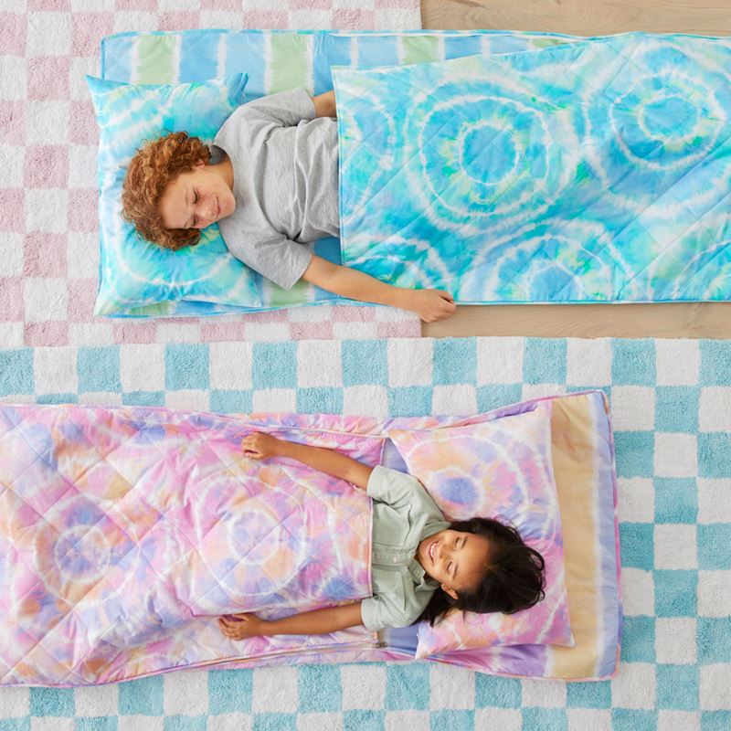Sleepover Bubblegum Tie Dye Sleeping Bag