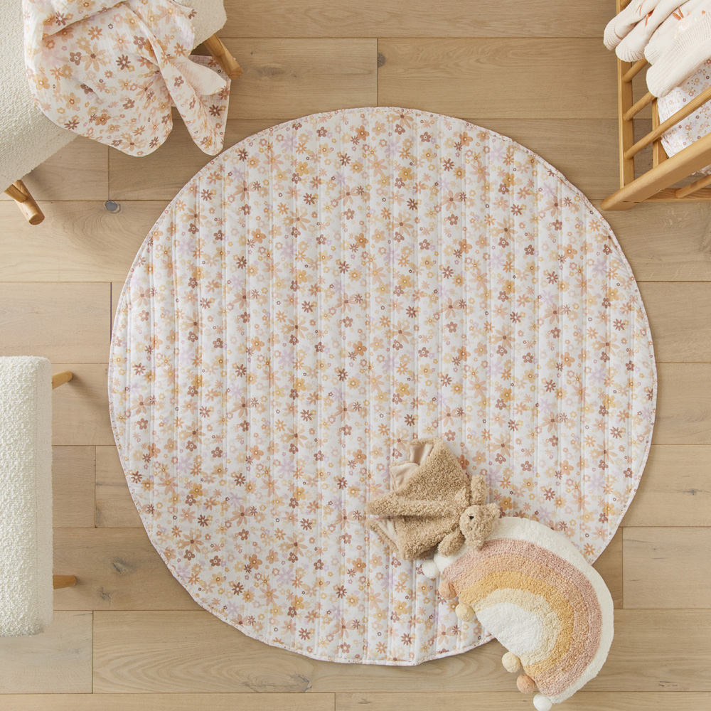 Quilted Dahlia Play Mat