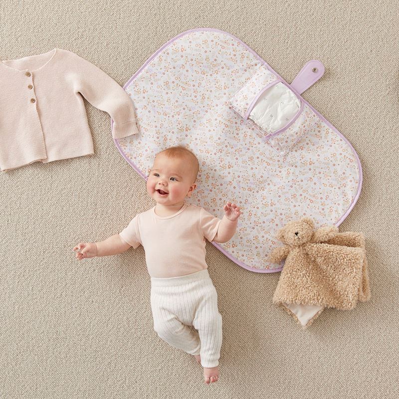 Travel Dahlia Floral Change Mat