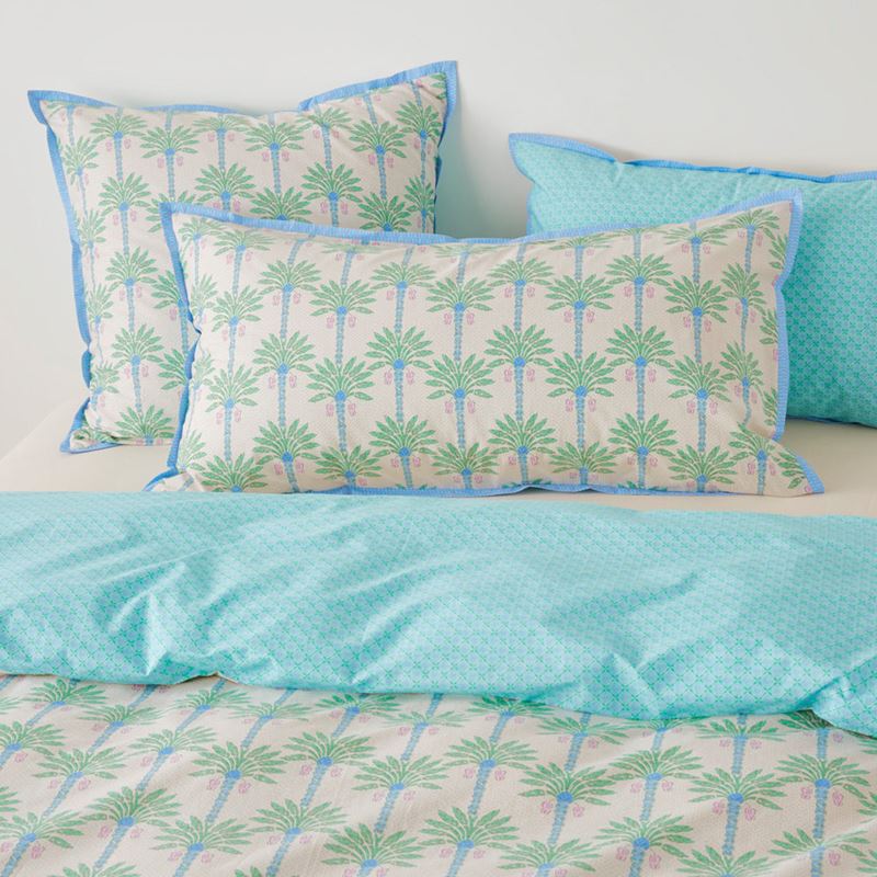 Panama Palm Green Quilt Cover Set + Separates