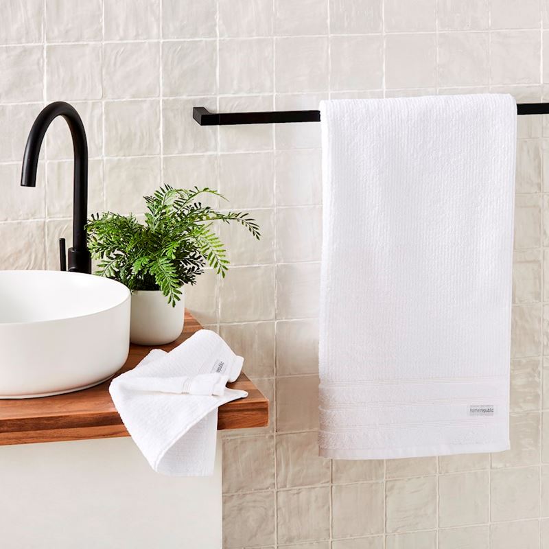 Flinders White Towel Range