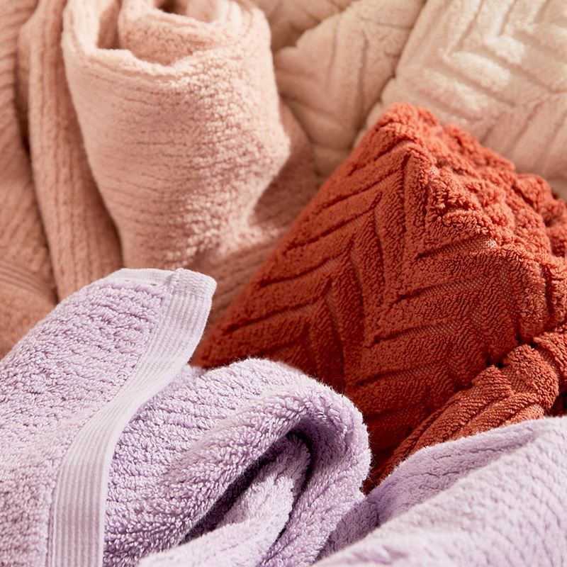 Mimosa Textured Cinnamon Marle Towel Range