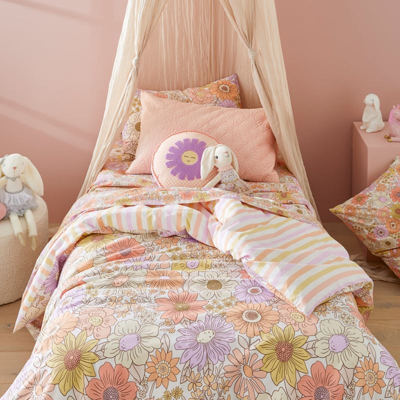 Farrah Sunset Floral Quilt Cover Set