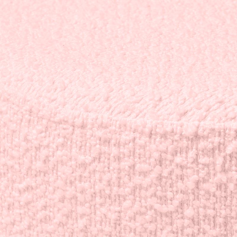 Brady Pink  Boucle Ottoman