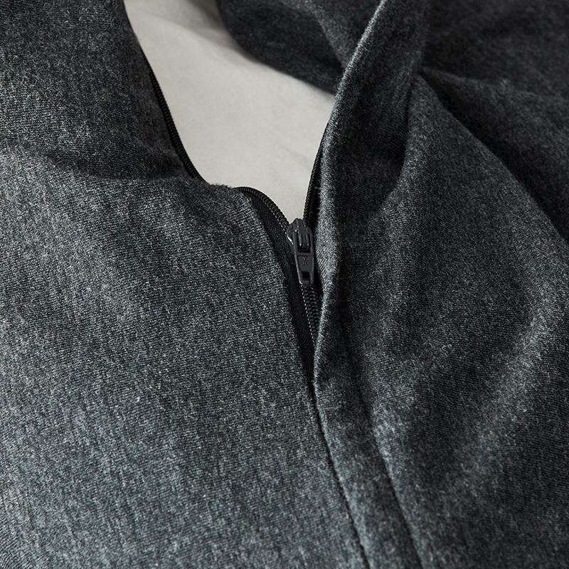 Ultra Soft Jersey Black Marble Quilt Cover Separates