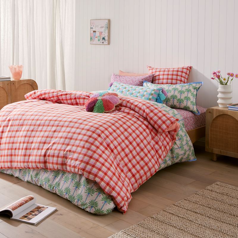 Petal Pink Tufted Cushion