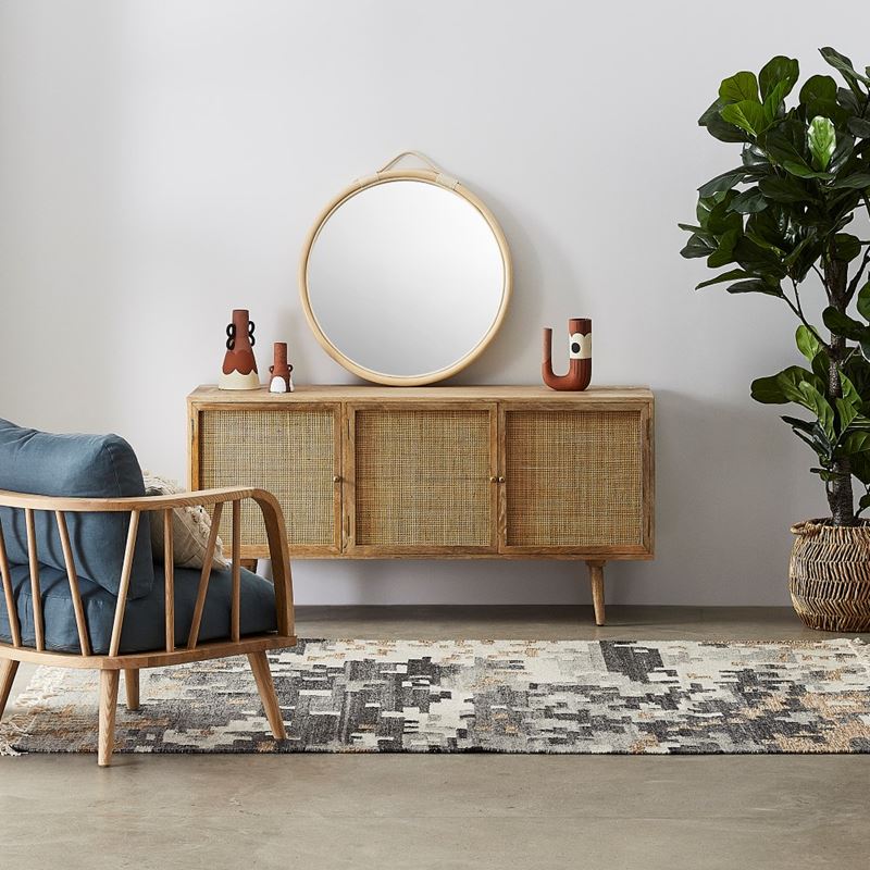 Anjuna Collection Natural 3 Door Sideboard