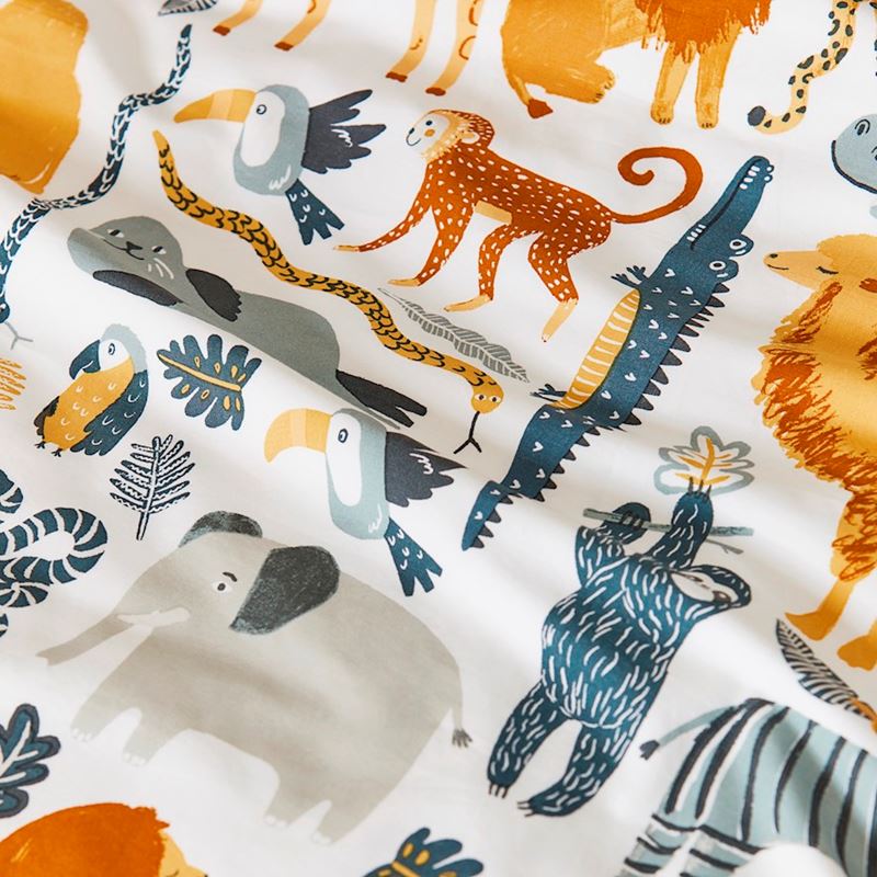 Jungle Giants Midnight Quilt Cover Set