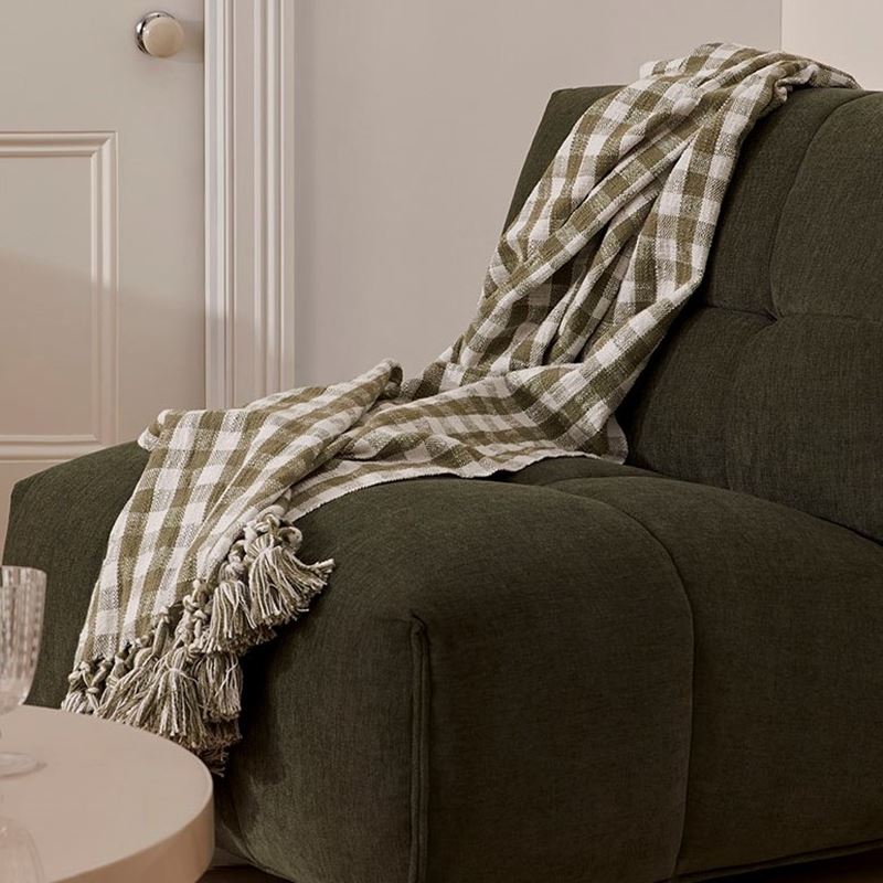 Zola Forest & White Throw