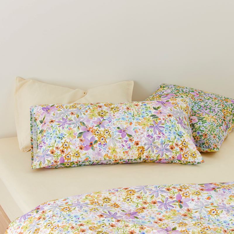 Sienna Floral Lilac Quilt Cover Set + Separates