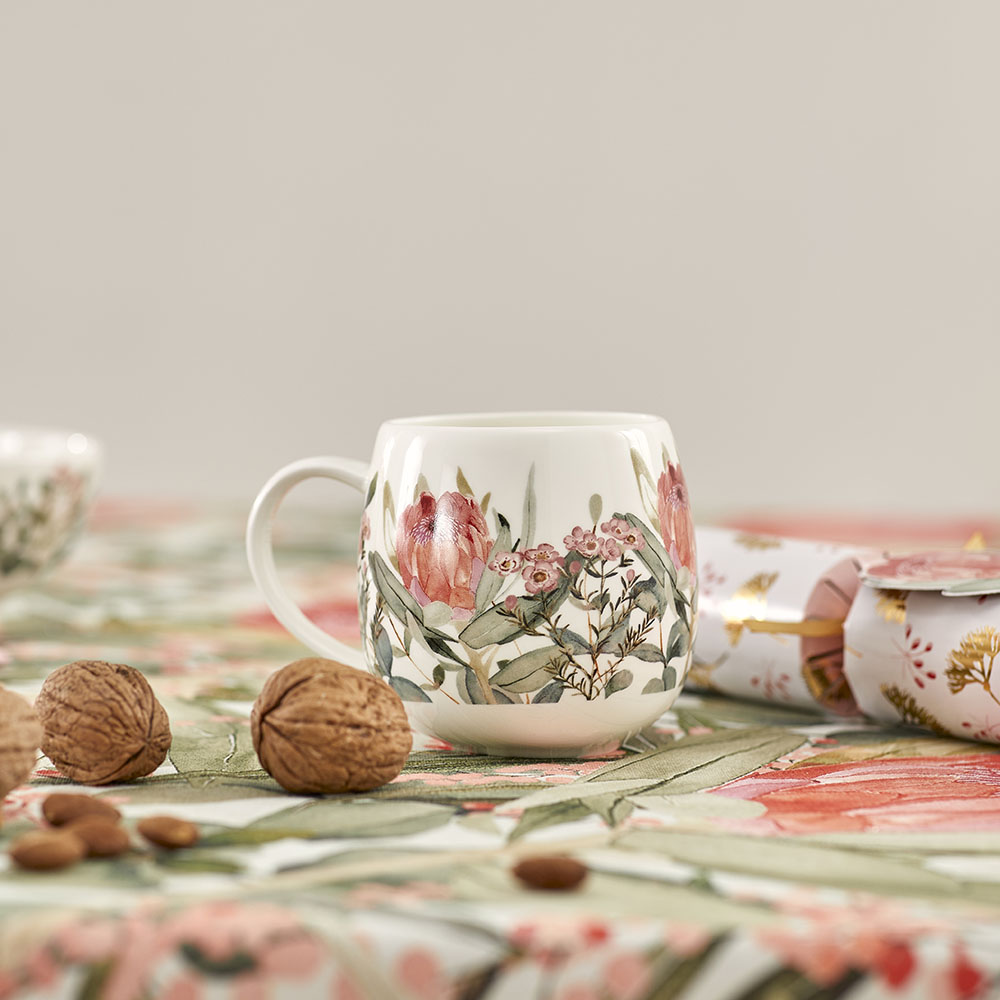 Christmas Botanical Multi Christmas Hug Mug