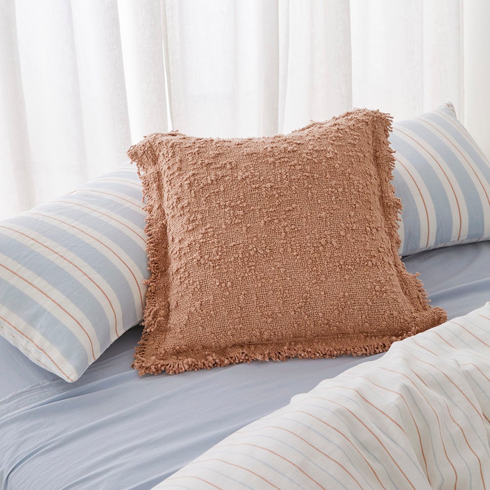 Leiden Caramel Boucle Cushion