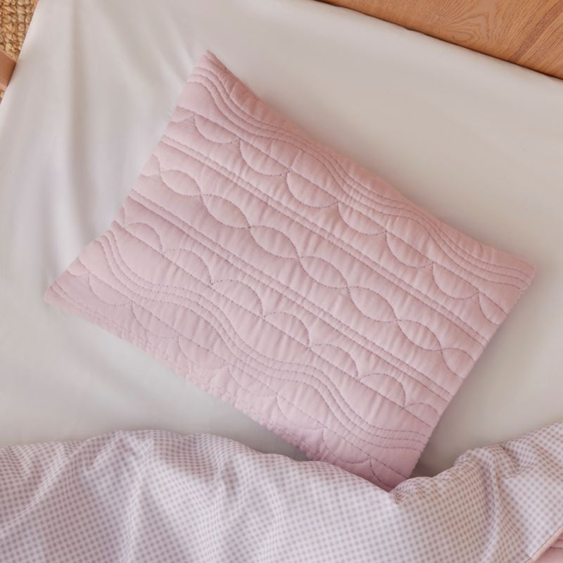 Haven Lilac Quilted Cot Quilt Cover Set