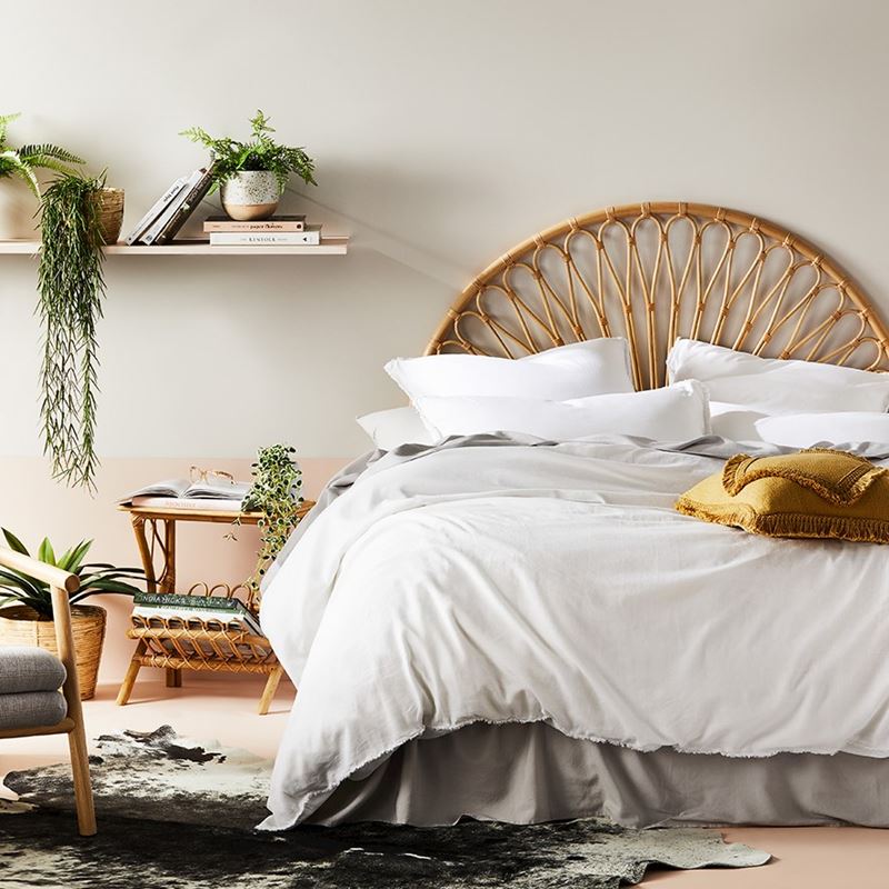 Bamboo Linen White Pillowcase