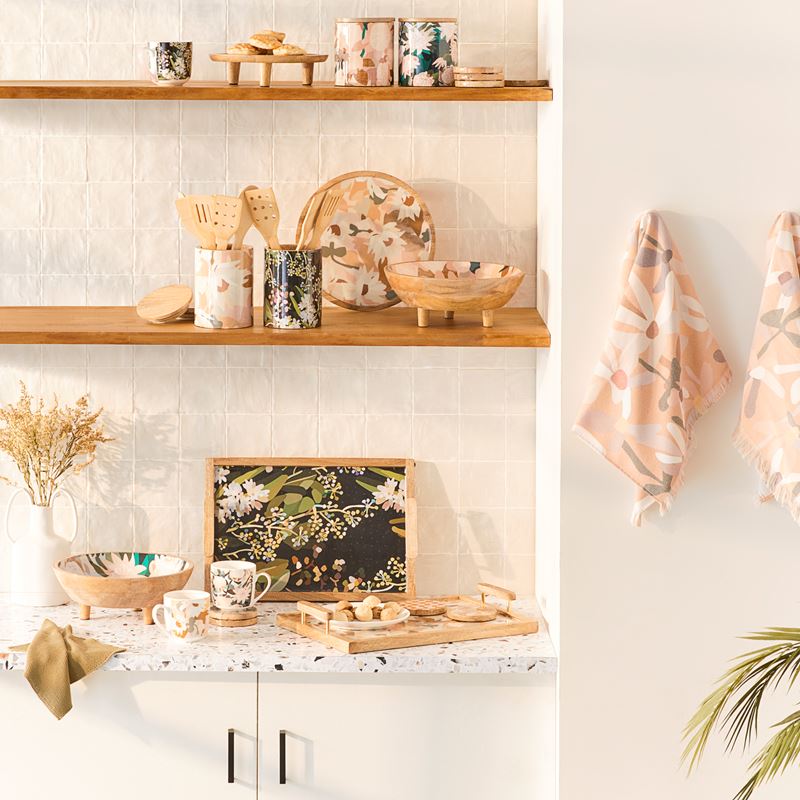 Kimmy Hogan Blush Timber Canister