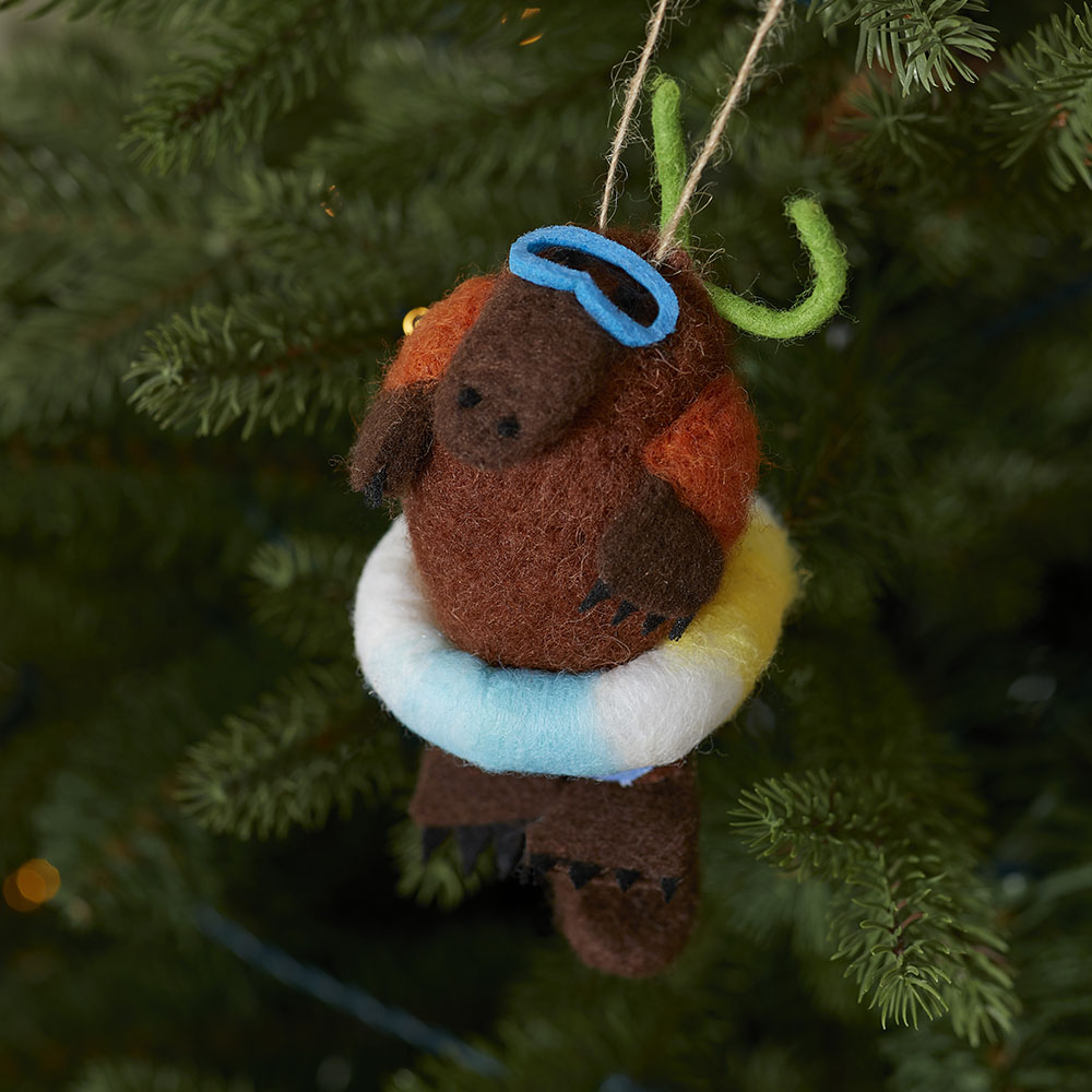 Felted Swimmer Sporting Hero