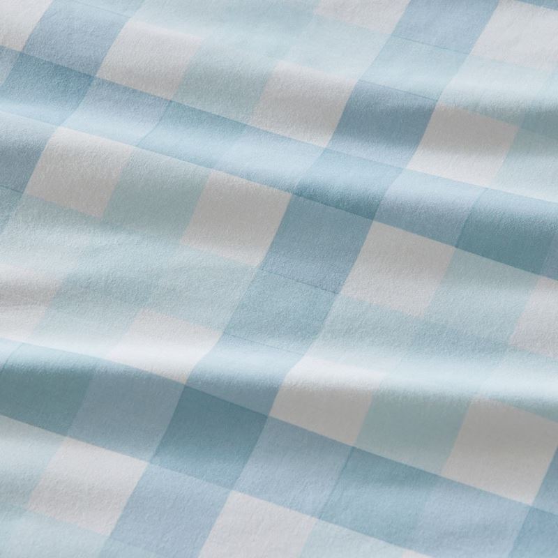 Ollie Gingham Fern Quilt Cover Set