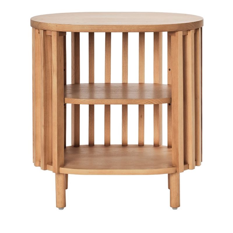 Slat 3 Shelf Bedside Table