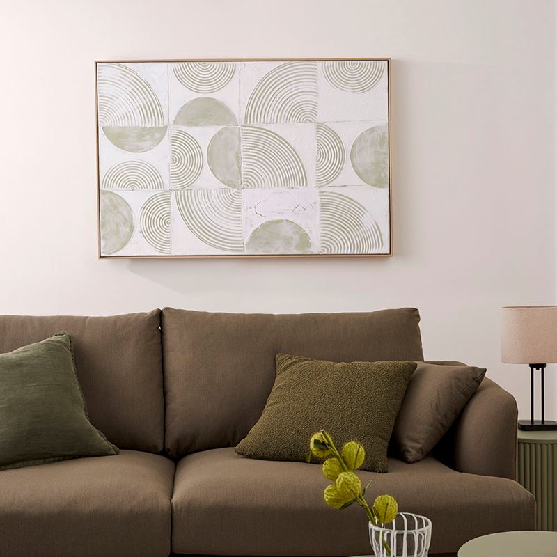 Moma Geo Green Canvas