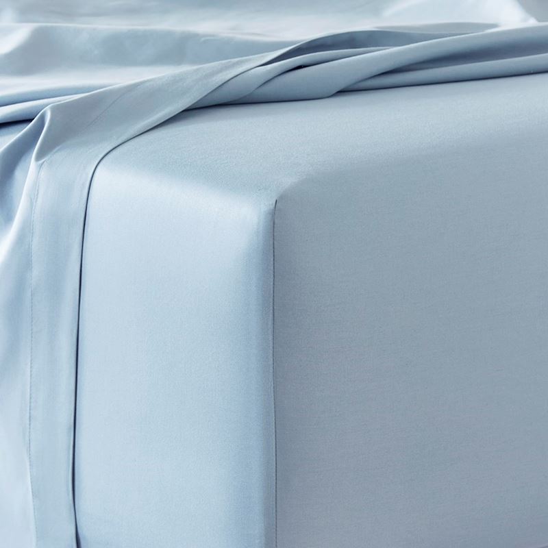 600TC Bamboo Cotton Pastel Blue Sheet Set