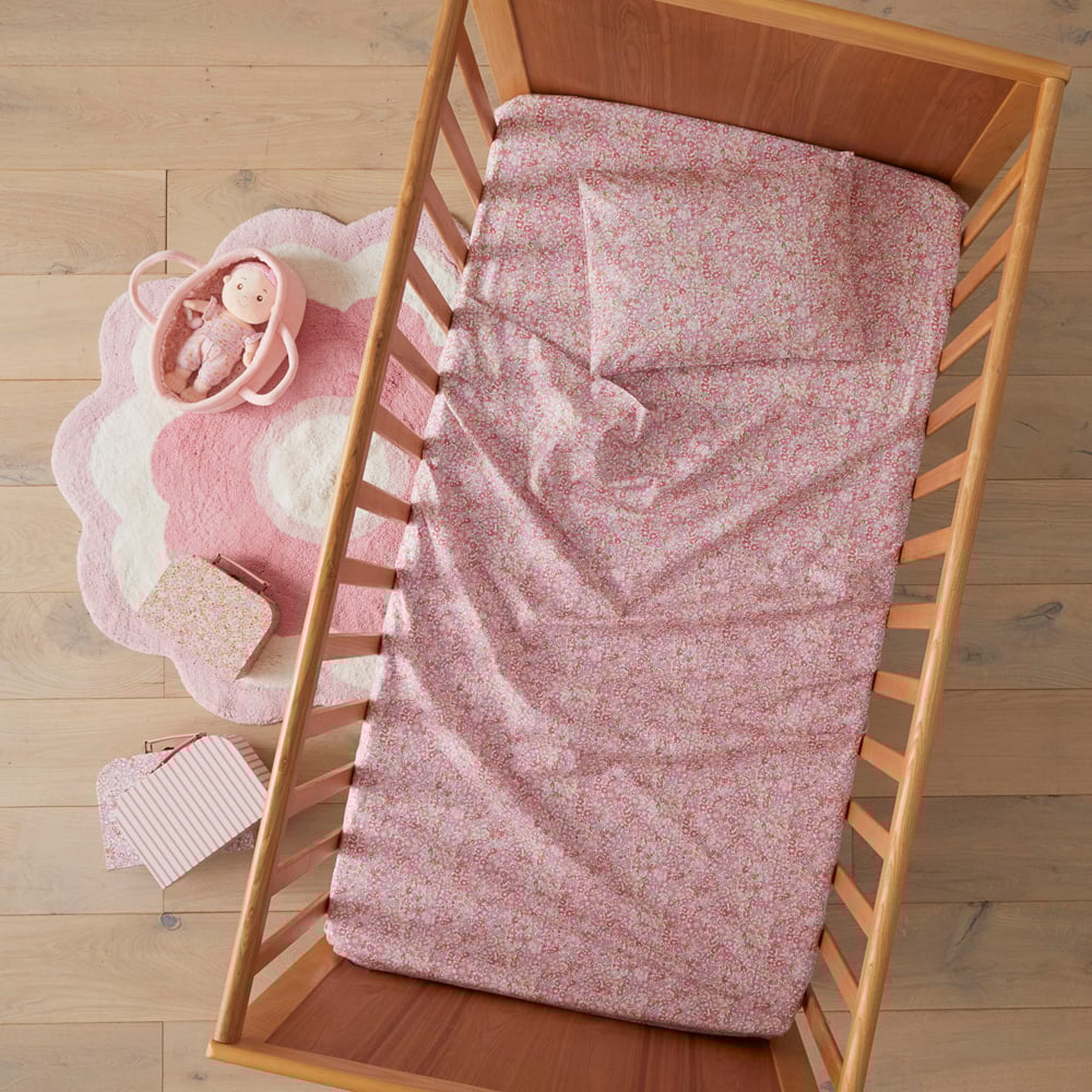 Heirloom Juliet Floral Multi Cot Sheet Set