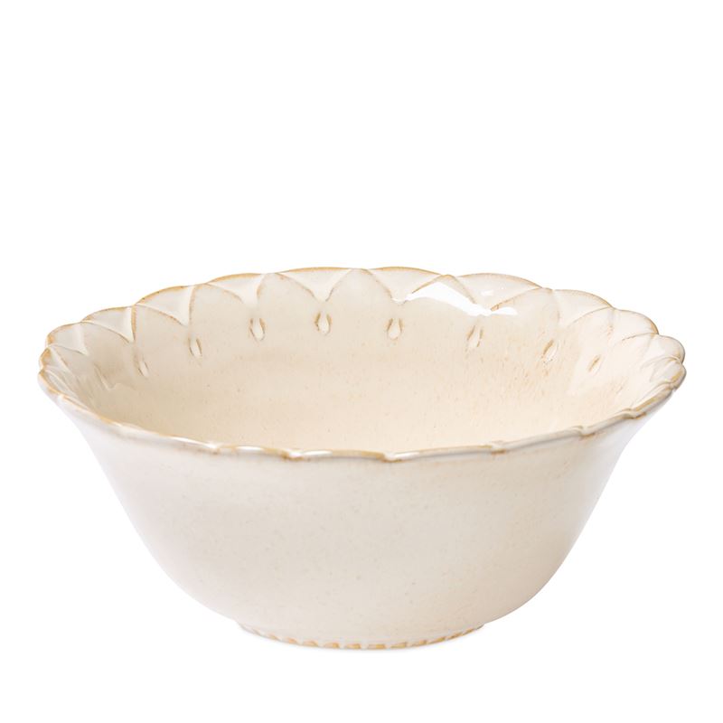 Adeline Scallop Natural Servingware