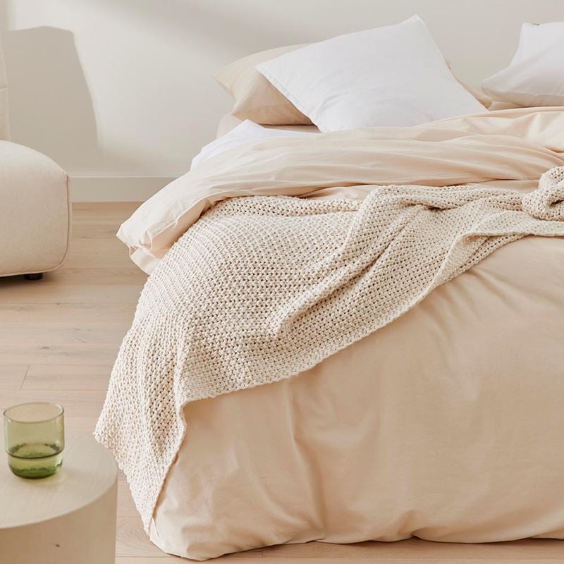 Hallstatt Natural Chunky Knit Throw?